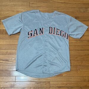 Gray San Diego  Tony Gwynn  Baseball Jersey